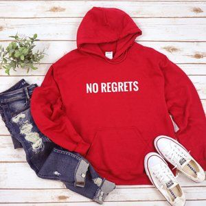 No Regrets Hoodie, Sweatshirt